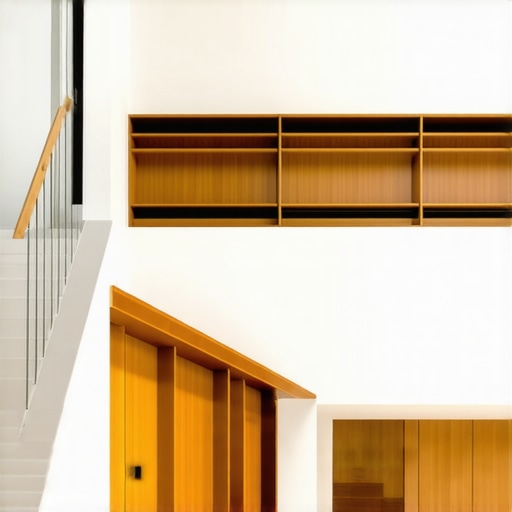 Elegant built-in storage in a modern home