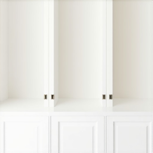 Durable and adaptable custom built-in storage in a modern home.