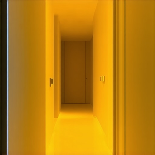 High-tech modern built-in storage with smart features in a contemporary home