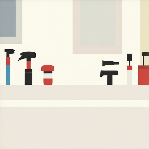 Tools and measurements for bathroom vanity installation