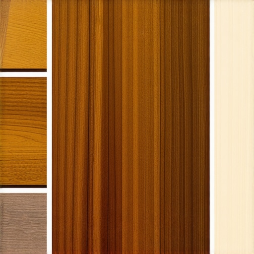 Close-up of moisture-resistant wood materials used in custom cabinetry with textured finish.
