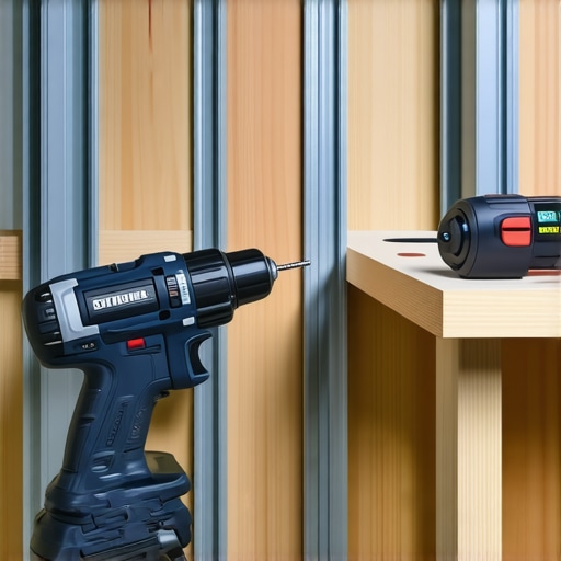Essential Tools for Reinforcing Built-Ins Tools including drill, laser measure, and steel brackets used in home shelving reinforcement
