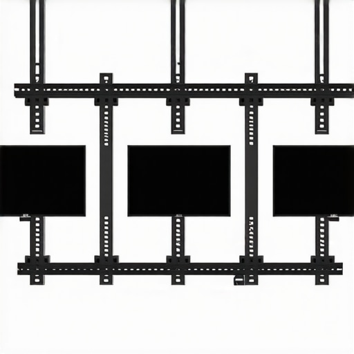 6 Heavy-Duty Steel Braces for Floating Media Units