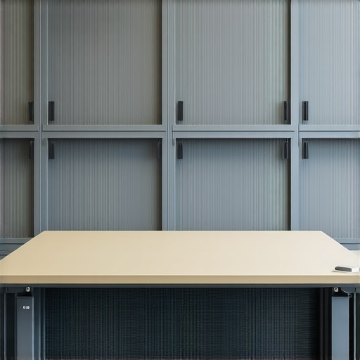 6 Internal Steel Braces for Stopping Heavy Built-in Desk Sag