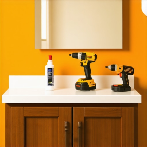 Tools and equipment for maintaining built-in vanities and furniture