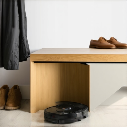 Hide Your Robot Vacuum with These 4 Stealth Entryway Bench Mods