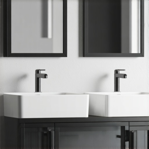 How We Anchored Double-Sink Vanities to Weak Metal Studs