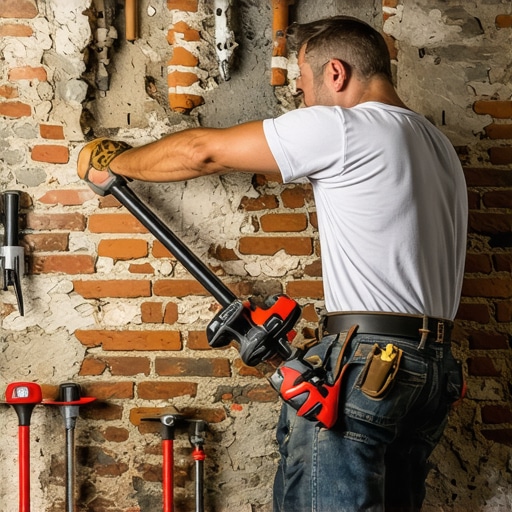 How to Anchor Heavy Garage Tool Walls to Aging Brick