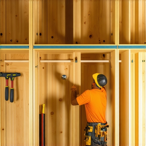 How to Mount Closet Systems to Sloped Ceiling Joists