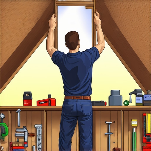 How to Secure Vanity Mirrors to Slanted Attic Walls