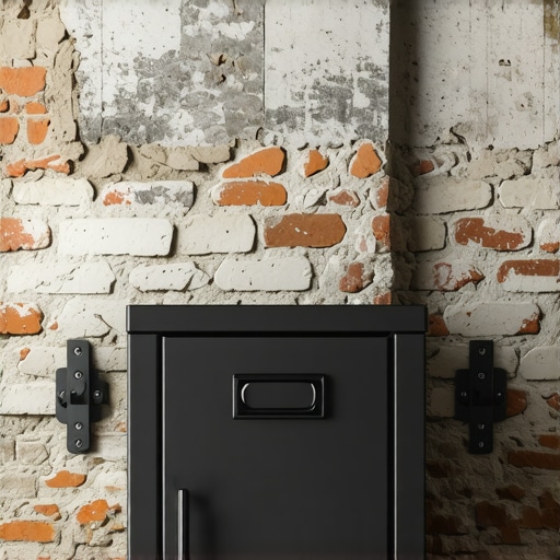 How we Anchored Heavy Kitchen Pantries to Old Brick