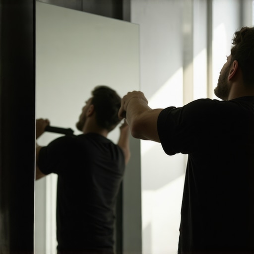 The Blocking Trick for Heavy Mirrors on Metal Studs