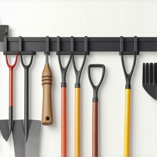 The Heavy-Duty Wall Track for Organizing Garden Tools