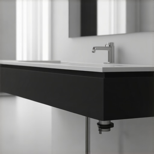The Hidden Support Rail for Floating Master Vanities