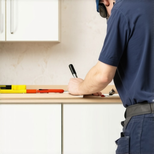 The Scribing Hack for Cabinets Against Textured Plaster