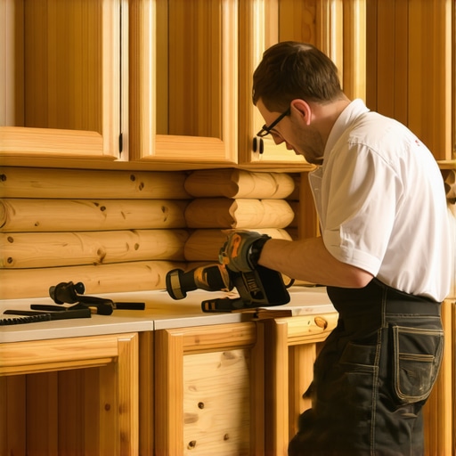 The Scribing Hack for Installing Cabinets on Log Walls