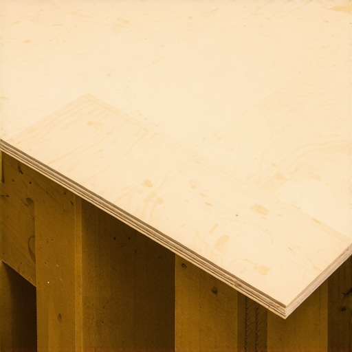 Plywood sheets cut and prepared for reinforcing a bathroom vanity.