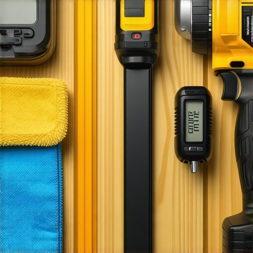 Essential Tools for Maintaining Built-In Storage A collection of high-quality tools used for installing and maintaining built-in cabinets and supports.