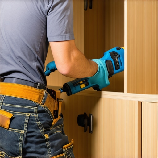 How to Fix a Leaning Pantry Cabinet Without Unloading It
