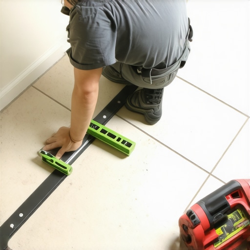 How to Level a Heavy Vanity on a Severely Sloped Tile Floor