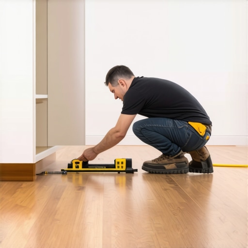 How to Scribe a Pantry Cabinet to a Sloped Floor Without Gaps