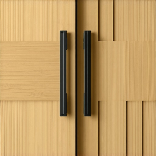 Close-up view of sturdy sliding hardware installed in a custom cabinet ensuring long-term functionality.