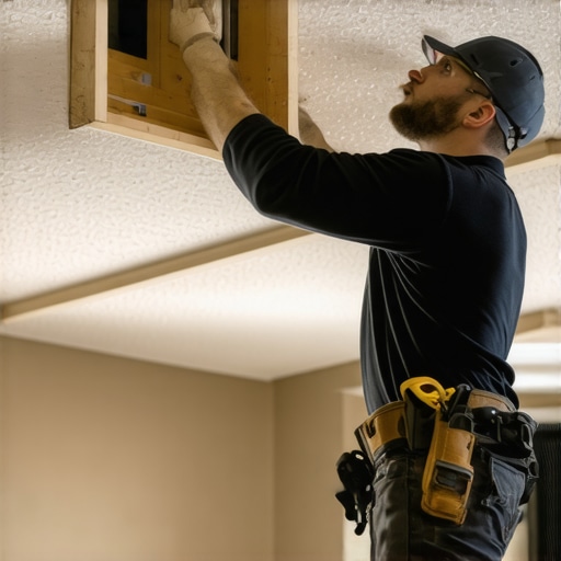 Scribing Built-in Units to Popcorn Ceilings with Backer Rods
