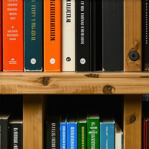 Steel internal braces supporting a bookshelf Steel braces inside a custom bookshelf ensuring stability