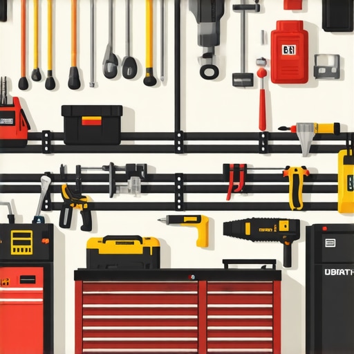 Stop Garage Tool Walls From Bowing With Horizontal Steel Rails