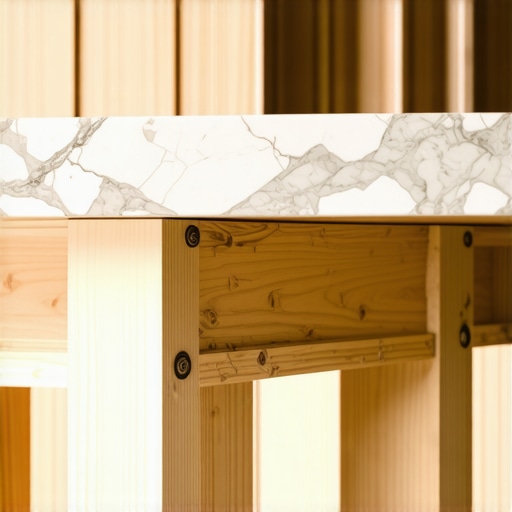 The Hidden Sub-Frame Move for Supporting Massive Quartz Tops