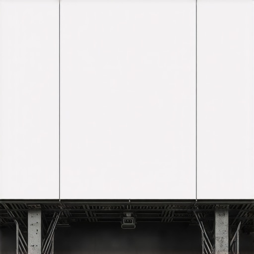 The Internal Steel Brace for Massive Floating Media Walls