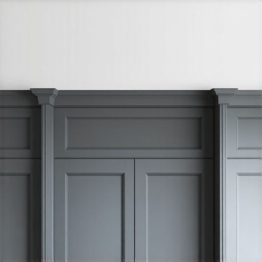 The Secret to Flush-Mounting Built-ins Against Crown Molding