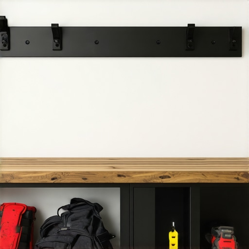 The Steel Bracket Move for Solid Floating Mudroom Benches