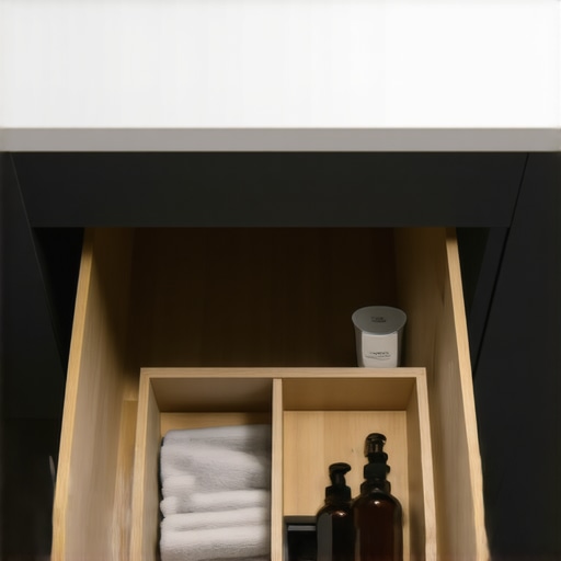 The Toe-Kick Drawer Hack for Small Bathroom Storage