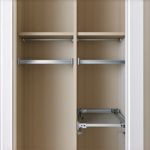 4 Heavy-Duty Floor Anchors for Pull-Out Pantry Systems