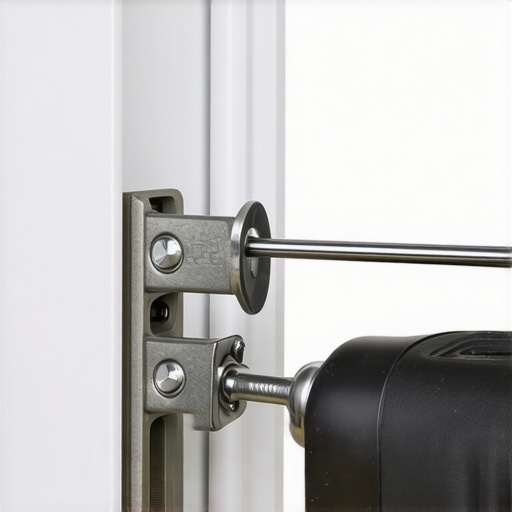 Person adjusting a soft-close hinge on a cabinet door