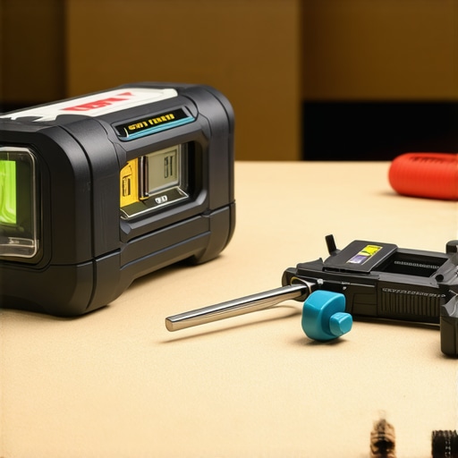 A set of professional carpentry tools laid out on a workshop table for precise built-in furniture maintenance.