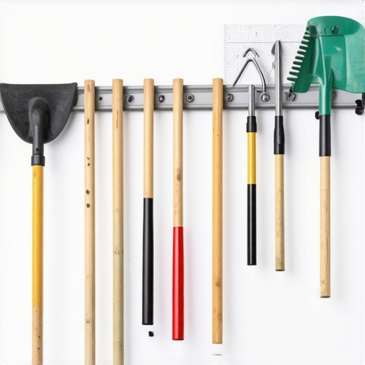 The Heavy-Duty Wall Track for Organizing Garden Tools