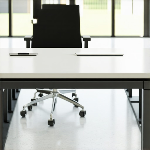 The Internal Steel Support for Long Floating Desks