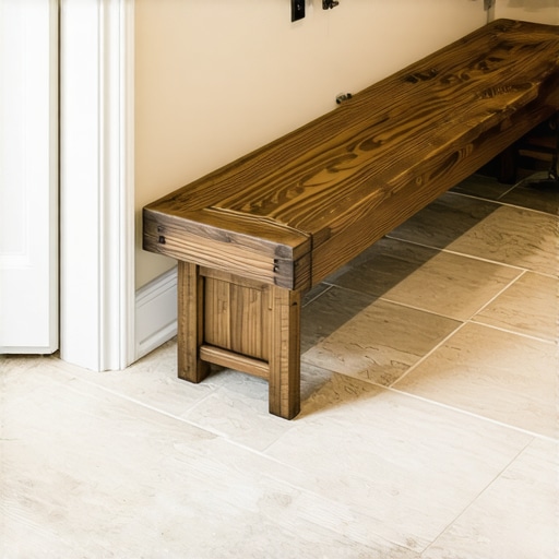 The Leveling Trick for Mudroom Benches on Tile
