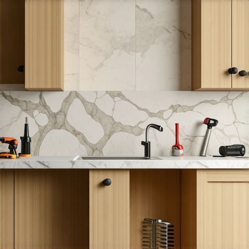 The Scribing Hack for Cabinets Against Stone Veneer