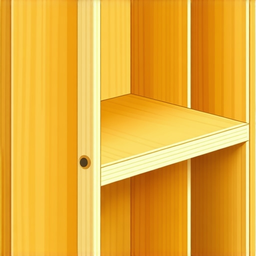 Internal structure of a lightweight but heavy-duty floating shelf torsion box