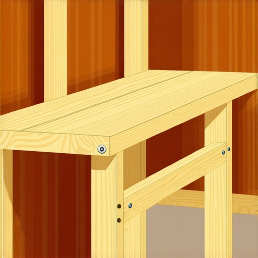 Anatomy of a rock-solid bench sub-frame Structural diagram of a 2x4 sub-frame for a built-in entryway bench