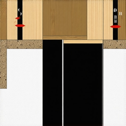 Diagram demonstrating how a heavy shelf cleat compresses drywall and causes structural failure over time.