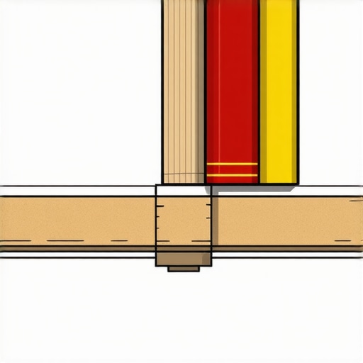 Technical illustration comparing flat plywood deflection versus reinforced header shelf strength.