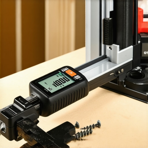 Professional tools for building torsion boxes and floating shelves including track saw and structural screws.