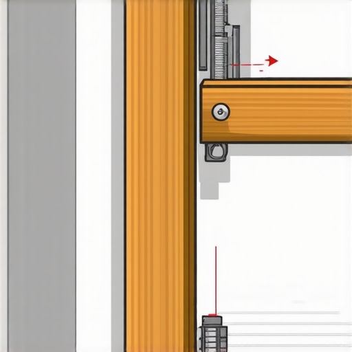 Diagram illustrating how to reinforce a floating vanity against a wall to prevent sagging.
