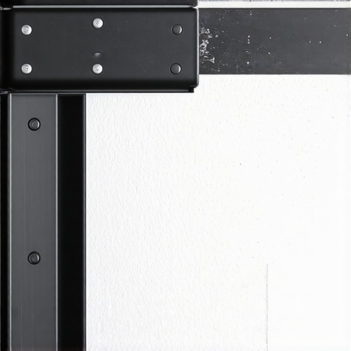 Steel bracket used to prevent floating vanity sag and dipping