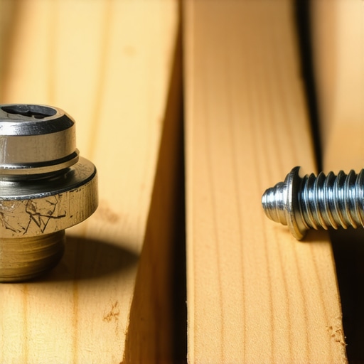 High-Quality Structural Fasteners vs Cheap Hardware Store Bolts Comparison of a broken zinc bolt and a high-strength structural screw for garage storage.