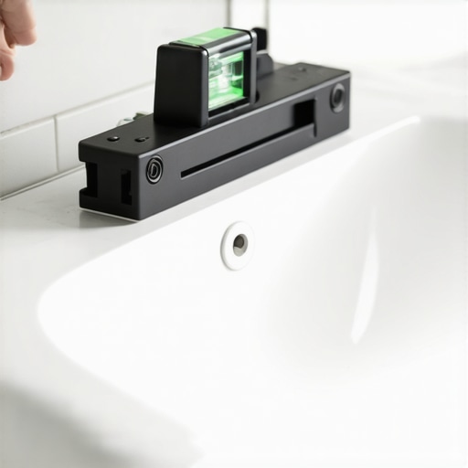 How We Fixed a Tilted Floating Vanity with Hidden Leveling Shims